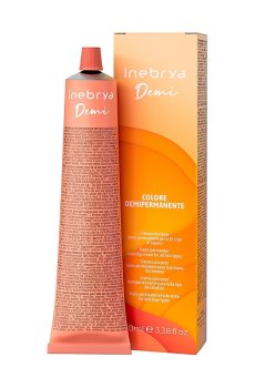 Уценка! Демиперманентная краска для волос Inebrya Demi 8/75, 100 мл