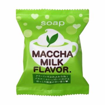Твердое мыло Pelican Maccha Milk Flavor Soap с ароматом матча и молока, 80 г