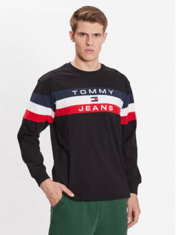 Tommy Jeans Longsleeve Colorblock DM0DM16834 Чорний Relaxed Fit Tommy Jeans Longsleeve Colorblock DM0DM16834 Чорний Relaxed Fit