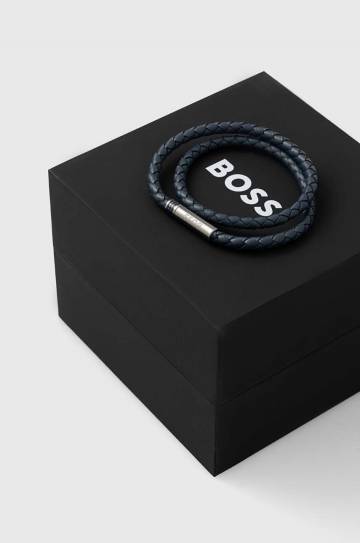 Кожаный браслет Hugo Boss мужская Кожаный браслет Hugo Boss мужская