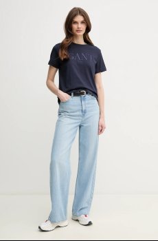 Хлопковая футболка Gant