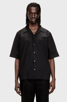 Мужская черная рубашка S-MAC-GSBH Черный 50 Diesel A20473 0GSBH