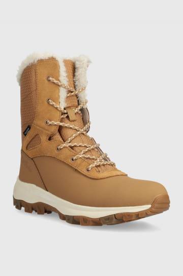 Зимние сапоги Jack Wolfskin Everquest Texapore Snow High цвет бежевый Зимние сапоги Jack Wolfskin Everquest Texapore Snow High цвет бежевый