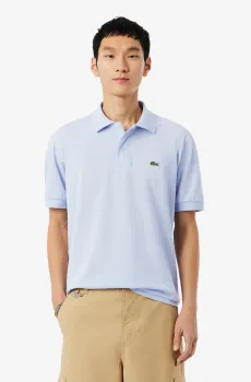 Мужское голубое поло Голубой M-L Lacoste PH9851J2G