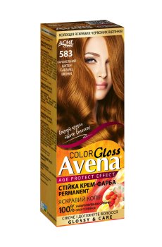 Cтойкая крем-краска для волос Acme Color Avena Gloss Color 583 Карамельный шатен, 133 мл
