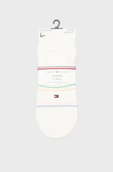 Женские белые следы (2 пары) HIGH CUT Белый 39-42 Tommy Hilfiger 701232980