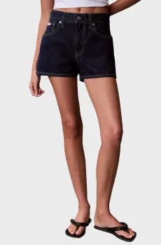 Женские темно-синие джинсовые шорты ARCHIVE Синий 30 Calvin Klein Jeans LV047F768G