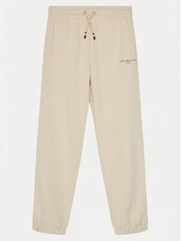 Tommy Hilfiger Спортивні штани KS0KS00596 Бежевий Regular Fit Tommy Hilfiger Спортивні штани KS0KS00596 Бежевий Regular Fit