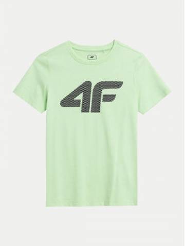 4F Футболка 4FJWSS24TTSHM1115 Зелений Regular Fit 4F Футболка 4FJWSS24TTSHM1115 Зелений Regular Fit