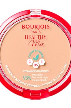 Компактная пудра для лица Bourjois Poudre Compacte Healthy Mix Clean, 04 Golden Beige, 10 г