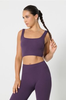Спортивний топ - темно-фіолетовий