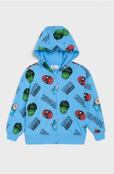 Худі на блискавці Marvel - синій