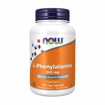 L-фенилаланин NOW foods L-Phenylalanine 500 мг, 120 капсул L-фенилаланин NOW foods L-Phenylalanine 500 мг, 120 капсул