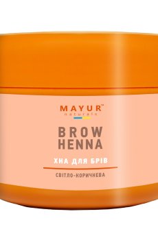 Хна для бровей Mayur светло-коричневая, 10 г