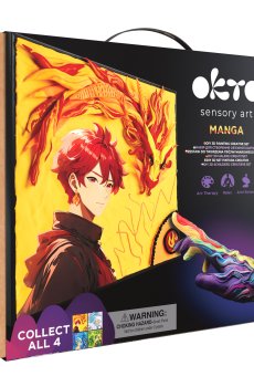Набір для творчості OKTO 3D картина Manga Вогонь (20039)