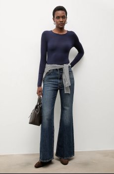 Лонгслив с шелком Answear.LAB