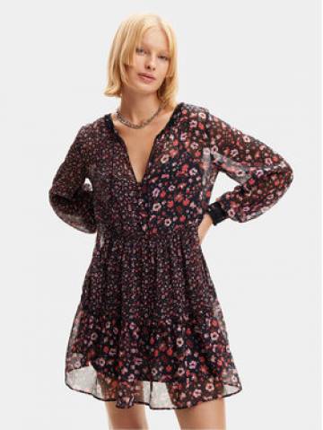 Desigual Літня сукня Doque 24SWVW20 Чорний Regular Fit Desigual Літня сукня Doque 24SWVW20 Чорний Regular Fit