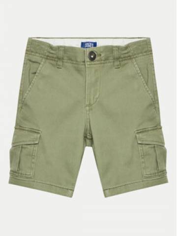 Jack&Jones Junior Шорти з тканини 12182856 Зелений Cargo Fit Jack&Jones Junior Шорти з тканини 12182856 Зелений Cargo Fit