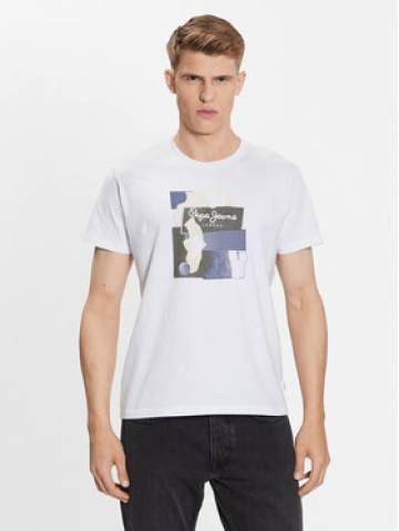 Pepe Jeans Футболка Oldwive PM508942 Білий Regular Fit Pepe Jeans Футболка Oldwive PM508942 Білий Regular Fit