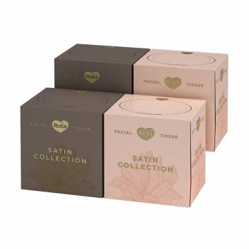 Косметические салфетки Ruta Satin Collection белые, 4 упаковки Косметические салфетки Ruta Satin Collection белые, 4 упаковки