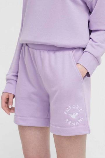 Пляжные шорты Emporio Armani Underwear цвет фиолетовый Пляжные шорты Emporio Armani Underwear цвет фиолетовый