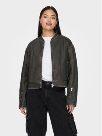 ONLY Куртка зі штучної шкіри Mindy 15317180 Чорний Regular Fit ONLY Куртка зі штучної шкіри Mindy 15317180 Чорний Regular Fit