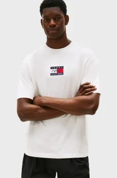 Мужская белая футболка Tommy Hilfiger x F1 MOVIE Белый L Tommy Hilfiger MW0MW41391