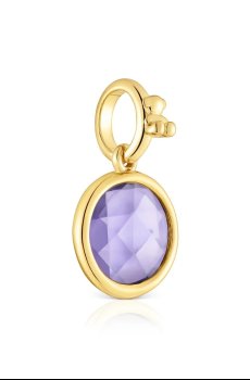 Позолоченный серебряный кулон Tous