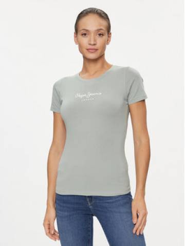 Pepe Jeans Футболка New Virginia PL505202 Зелений Slim Fit Pepe Jeans Футболка New Virginia PL505202 Зелений Slim Fit
