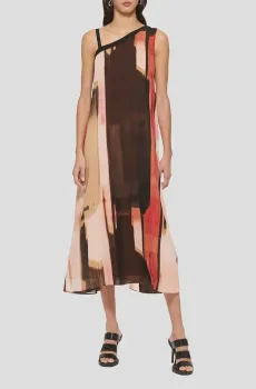 Женский сарафан с узором Разноцветный S DKNY P3EBWS00