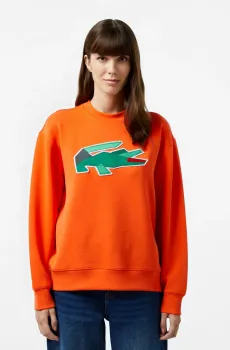 Женская оранжевая толстовка. Оранжевый 36 Lacoste SF2506P40