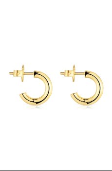 Серебряные серьги с позолотой Tous