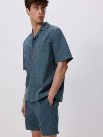 Reserved - MEN`S SHORTS - синьо-зелений - 9382N-67X Reserved - MEN`S SHORTS - синьо-зелений - 9382N-67X