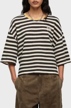 Женская футболка в полоску Разноцветный M Bimba Y Lola 261BR7446.12000