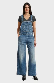 Женский синий джинсовый комбинезон Dungaree Синий M G-Star RAW D28473,E352