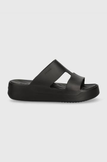 Шлепанцы Crocs Gataway Platform H - Strap женские цвет чёрный на платформе 209409 Шлепанцы Crocs Gataway Platform H - Strap женские цвет чёрный на платформе 209409