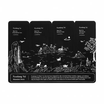 Набор миниатюр для лица Pyunkang Yul Black Tea Sample Pouch, 4 предмета