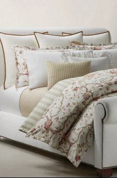 Хлопковый пододеяльник Ralph Lauren ELSIE Cream 140 x 200 cm