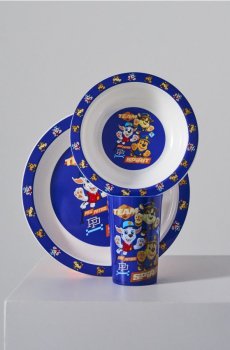 Набір: миска, тарілочка і кухлик PAW Patrol - різнобарвний