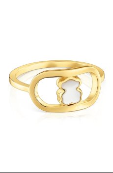 Позолоченное кольцо Tous