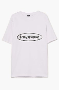 Cropp - Біла футболка з принтом - білий