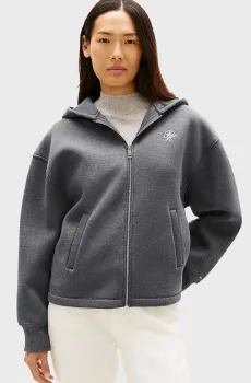 Женское серое худи SCRIPT Серый XS Tommy Hilfiger WW0WW46815