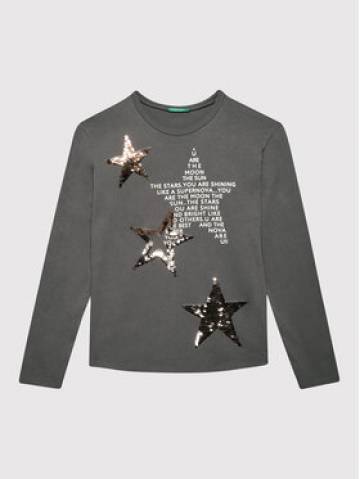 United Colors Of Benetton Блузка 3096C107D Сірий Regular Fit United Colors Of Benetton Блузка 3096C107D Сірий Regular Fit