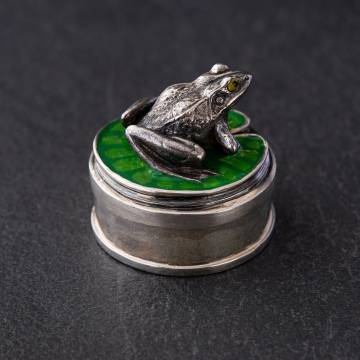 Серебряная фигура "Лягушка" ручной работы 23131 Серебряная фигура "Лягушка" ручной работы 23131