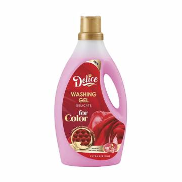 Гель для стирки Delice Washing Gel For Color для цветных вещей, 40 стирок, 2 л Гель для стирки Delice Washing Gel For Color для цветных вещей, 40 стирок, 2 л