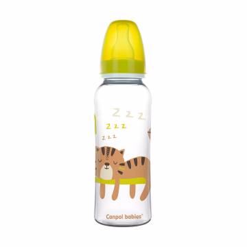 Бутылочка для кормления Canpol Babies Africa с рисунком, от 1 года, желтая, 250 мл (59/200)
