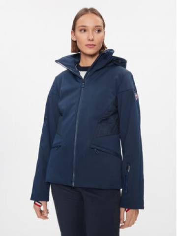 Rossignol Лижна куртка W Softshell Flat Jkt RLLWJ15 Cиній Regular Fit Rossignol Лижна куртка W Softshell Flat Jkt RLLWJ15 Cиній Regular Fit