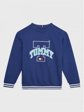 Tommy Hilfiger Світшот Tartan Check KB0KB07964 D Cиній Regular Fit Tommy Hilfiger Світшот Tartan Check KB0KB07964 D Cиній Regular Fit