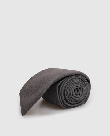 Серый галстук из шерсти