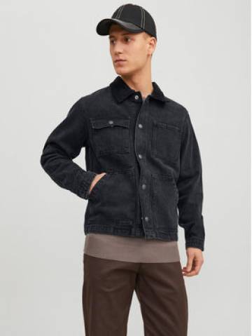 Jack&Jones Джинсова куртка Steel 12231169 Чорний Regular Fit Jack&Jones Джинсова куртка Steel 12231169 Чорний Regular Fit